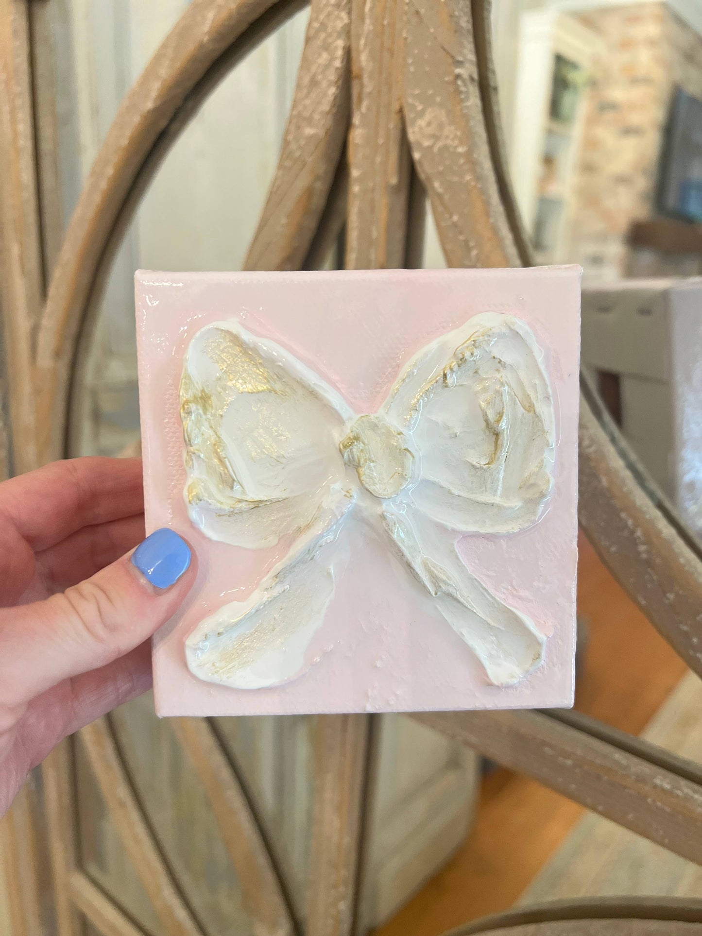HappiesByAMS - Canvas - 4x4 inch - Bows