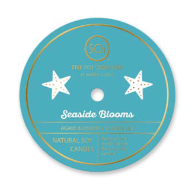The SOi Company - Seaside Blooms (Starfish) Icon 12oz Candle