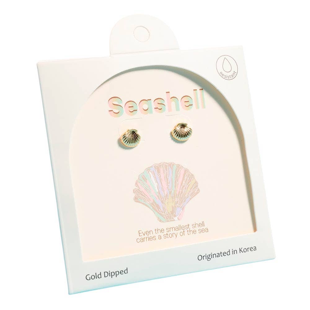 Seashell Mini Stud Earrings