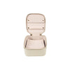 Leah Travel Jewelry Case with Pouch: Gold-3515