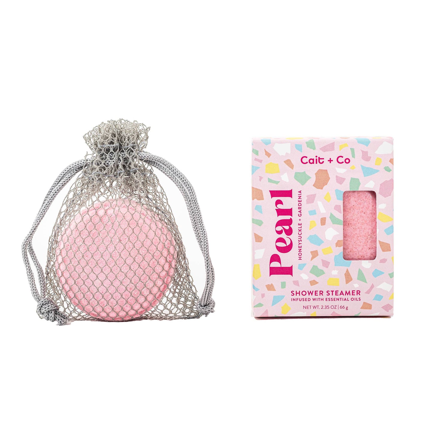 Cait + Co - Gem Shower Steamer - Pearl