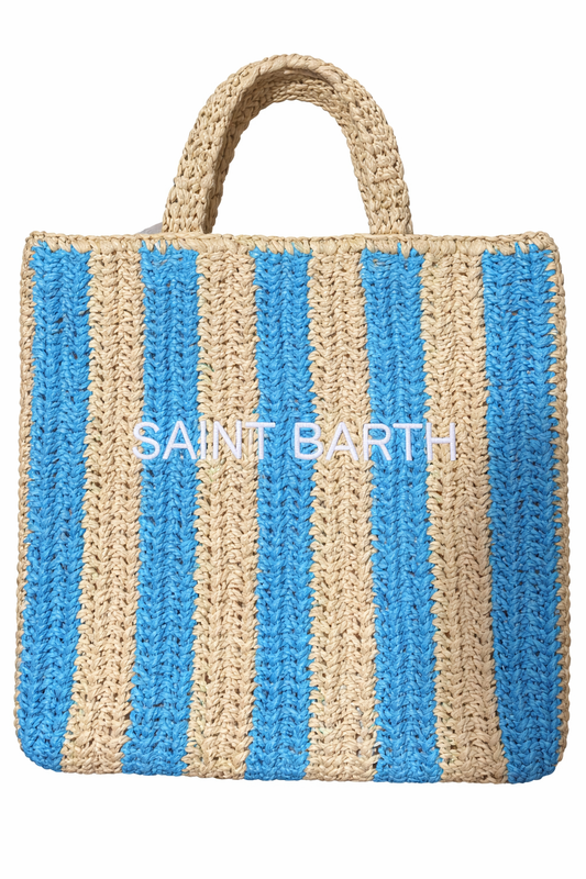 Malibu Sugar - Woven Raffia Tote Bags - 4 colors: Blue