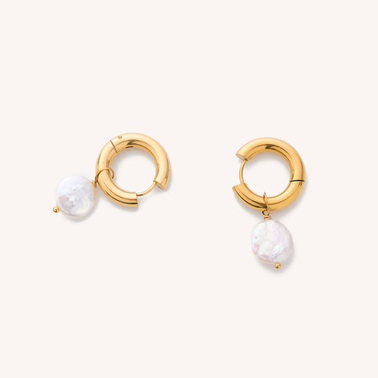Nikki Smith Designs - Freshwater Pearl Hoops