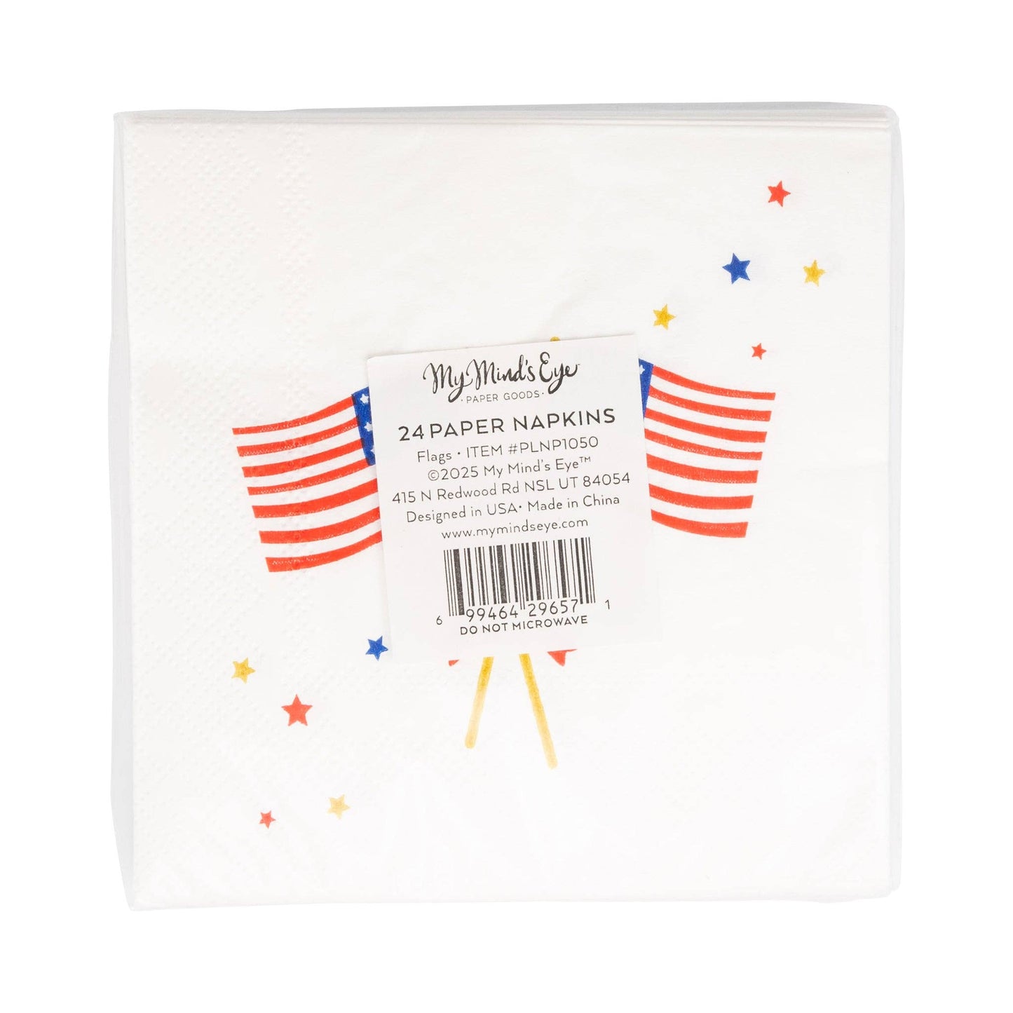 My Mind’s Eye - PLNP1050 - Flags Cocktail Napkin (18ct)