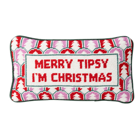 Merry Tipsy Needlepoint