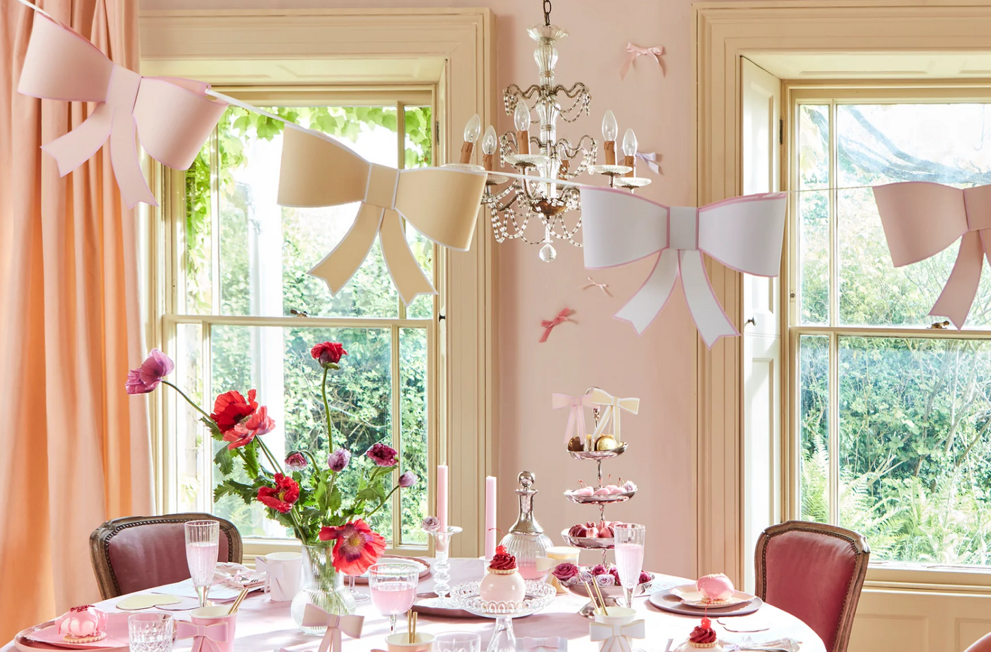 Bow Paper Garland