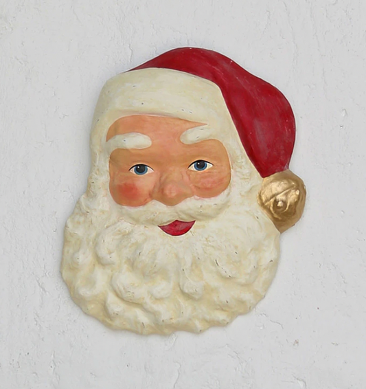 Vintage Santa Plaque