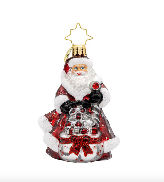 Frosty Fawn Santa Gem