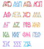 Sorority Letter Block