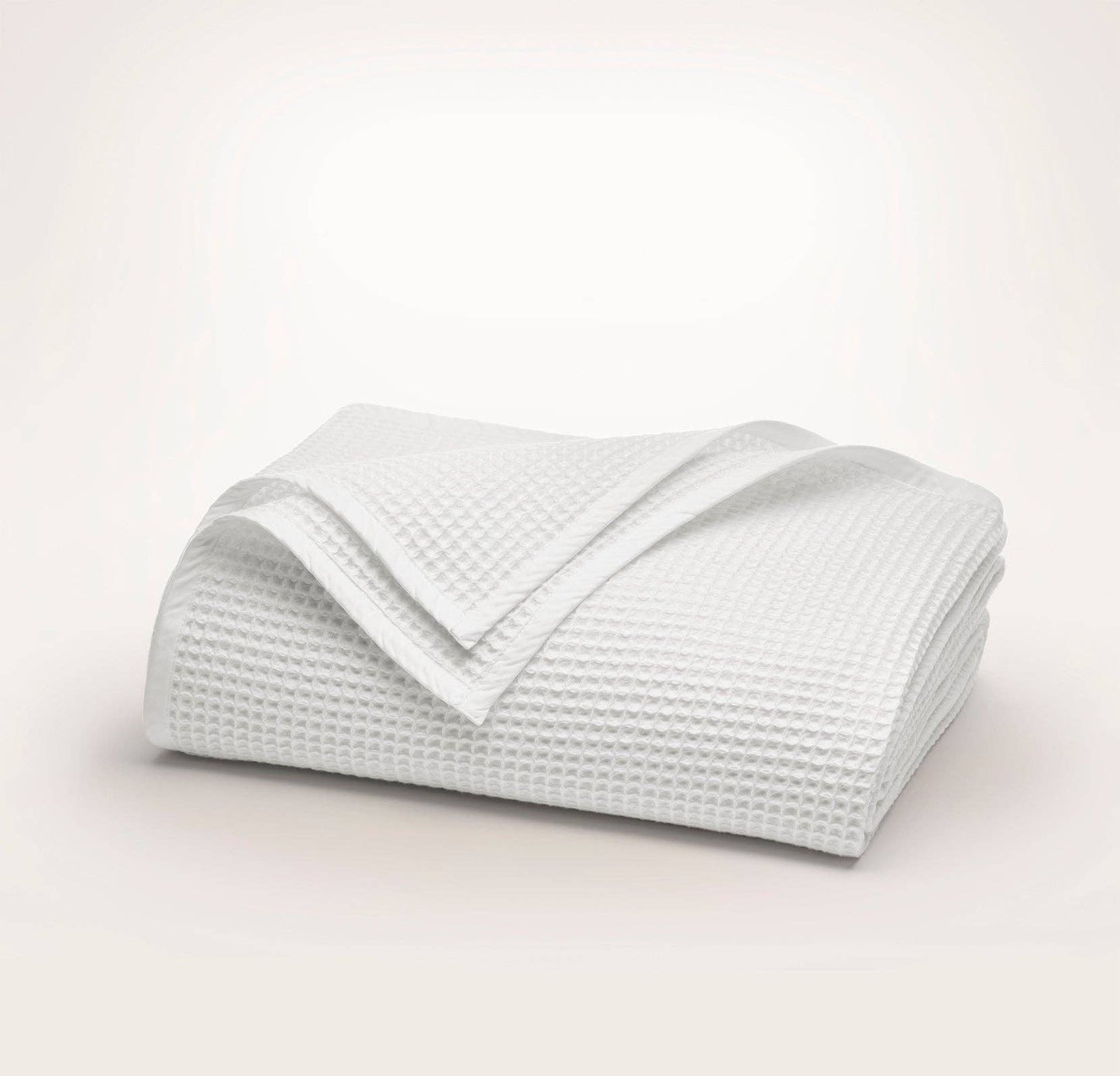 Boll and Branch - Waffle Bed Blanket: White / Twin
