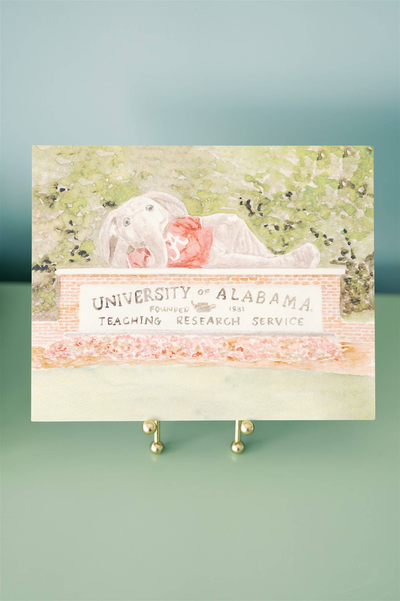 Gracefully Made Art - Alabama Big Al Sign Print: 8x10