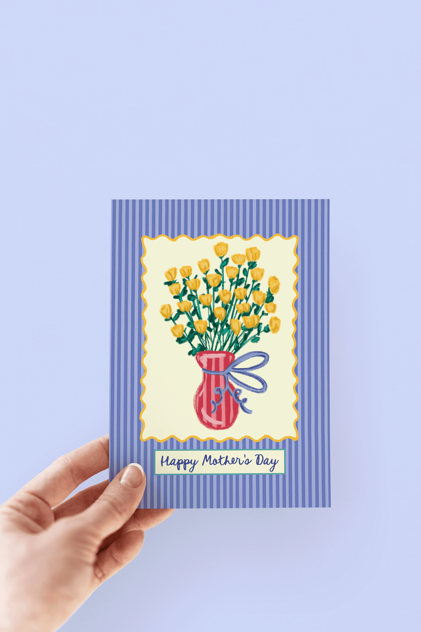 The Shelley Society - Mother's Day Bundle of Yellow Flowers Greeting Card