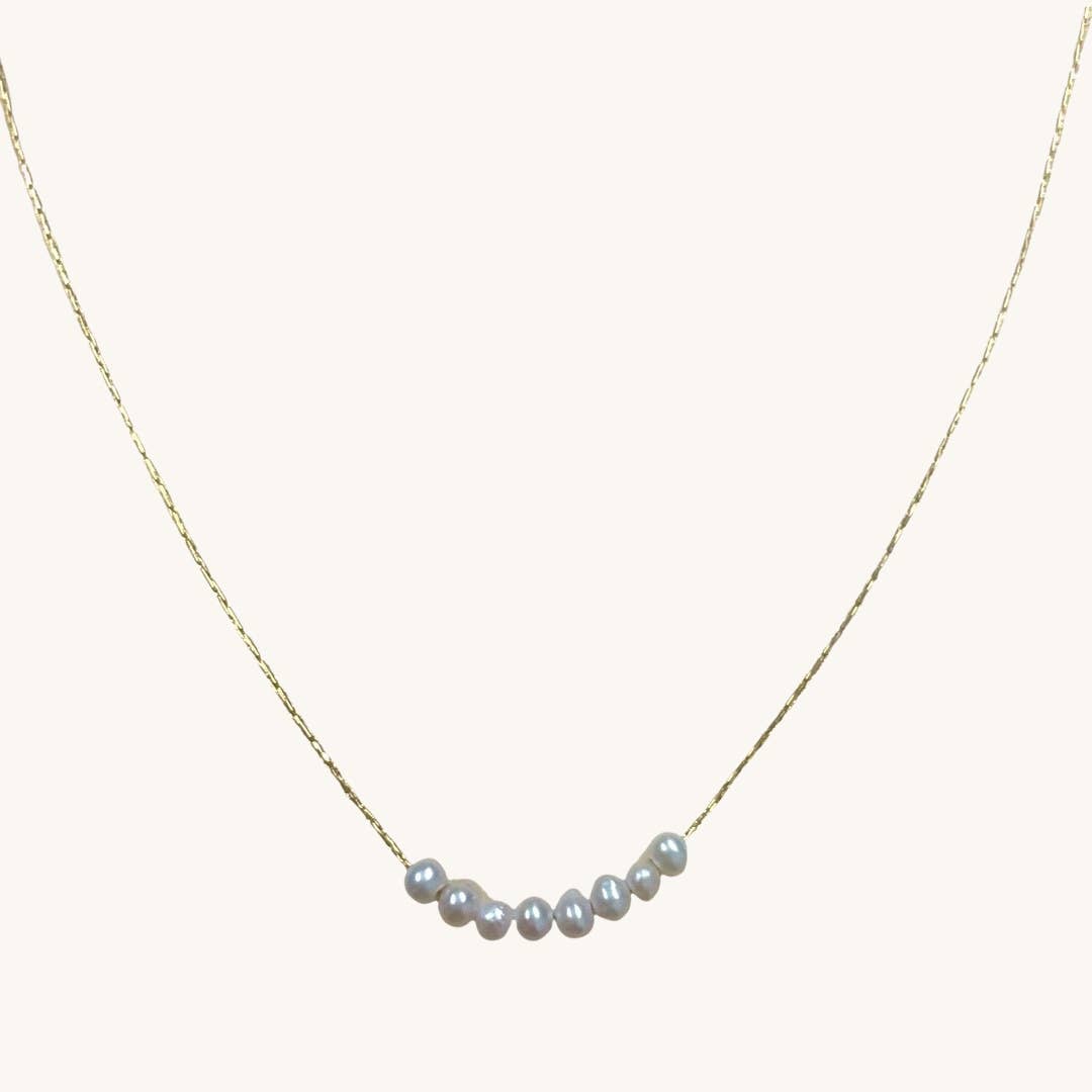 Nikki Smith Designs - Nina Dainty Pearl Necklace