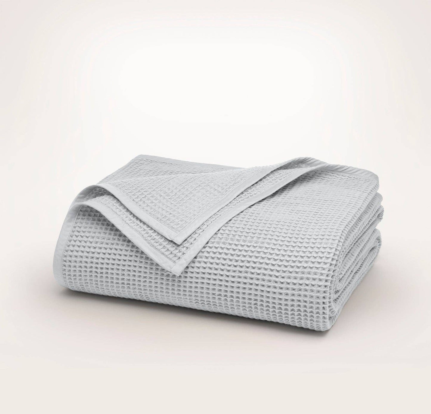 Boll and Branch - Waffle Bed Blanket: White / King/Cal. King