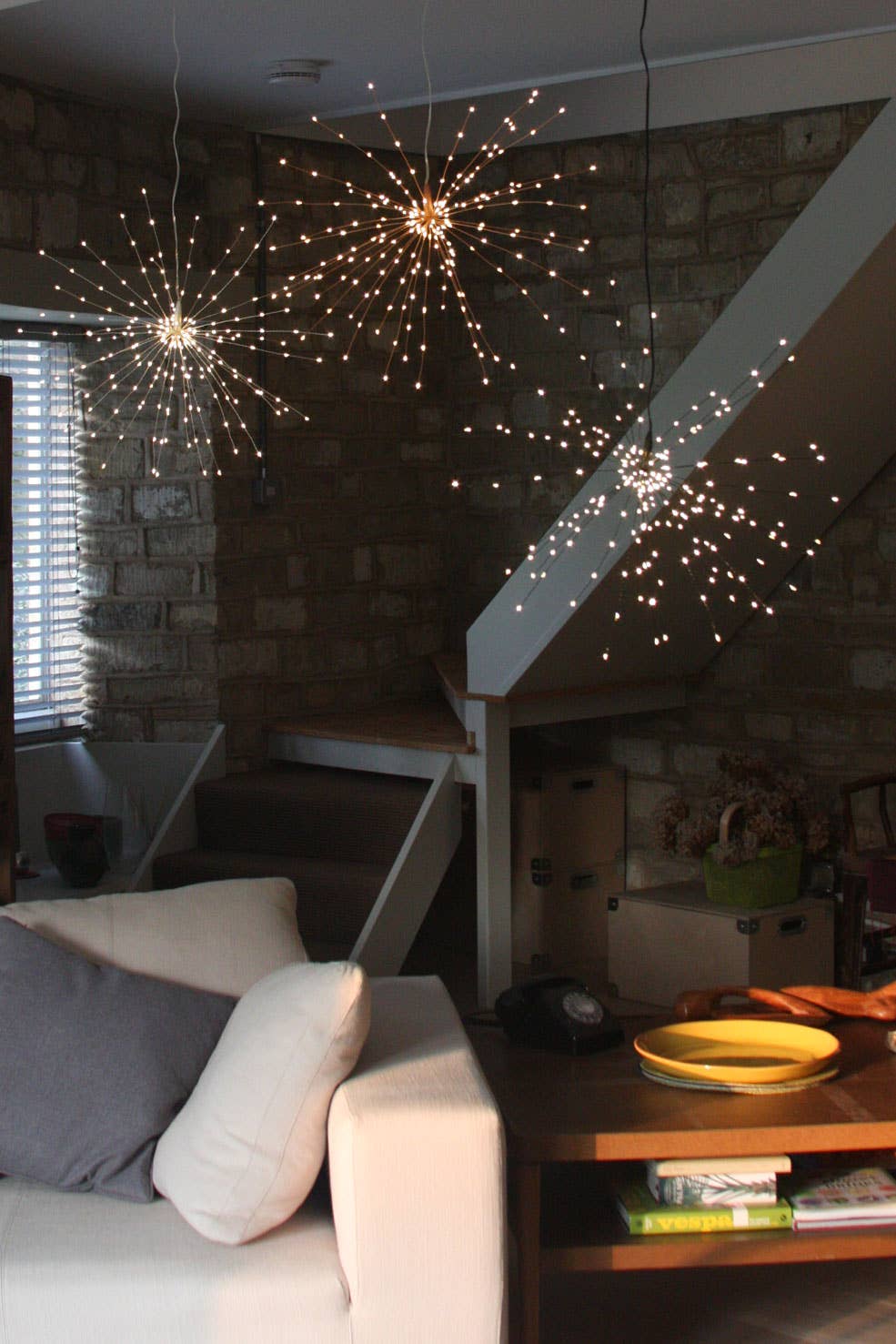 Lumina Of London Co - Hanging Starburst Light: Copper