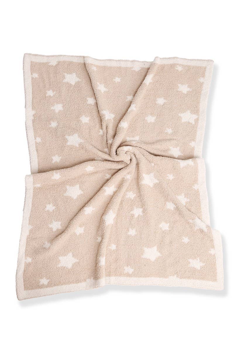 Fashion City - Kids Multi Print Luxury Soft Throw Blanket: Star / ONE SIZE