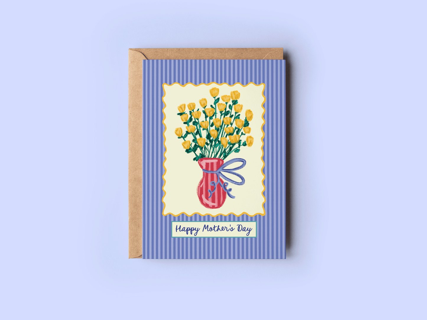 The Shelley Society - Mother's Day Bundle of Yellow Flowers Greeting Card