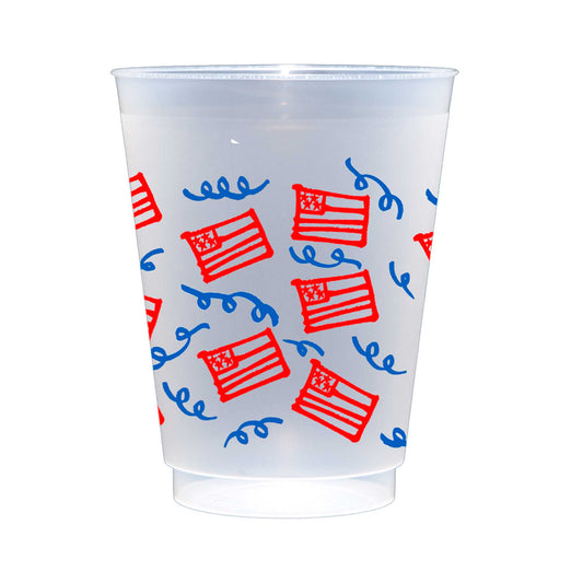 American Flag Wrap Frost Cup