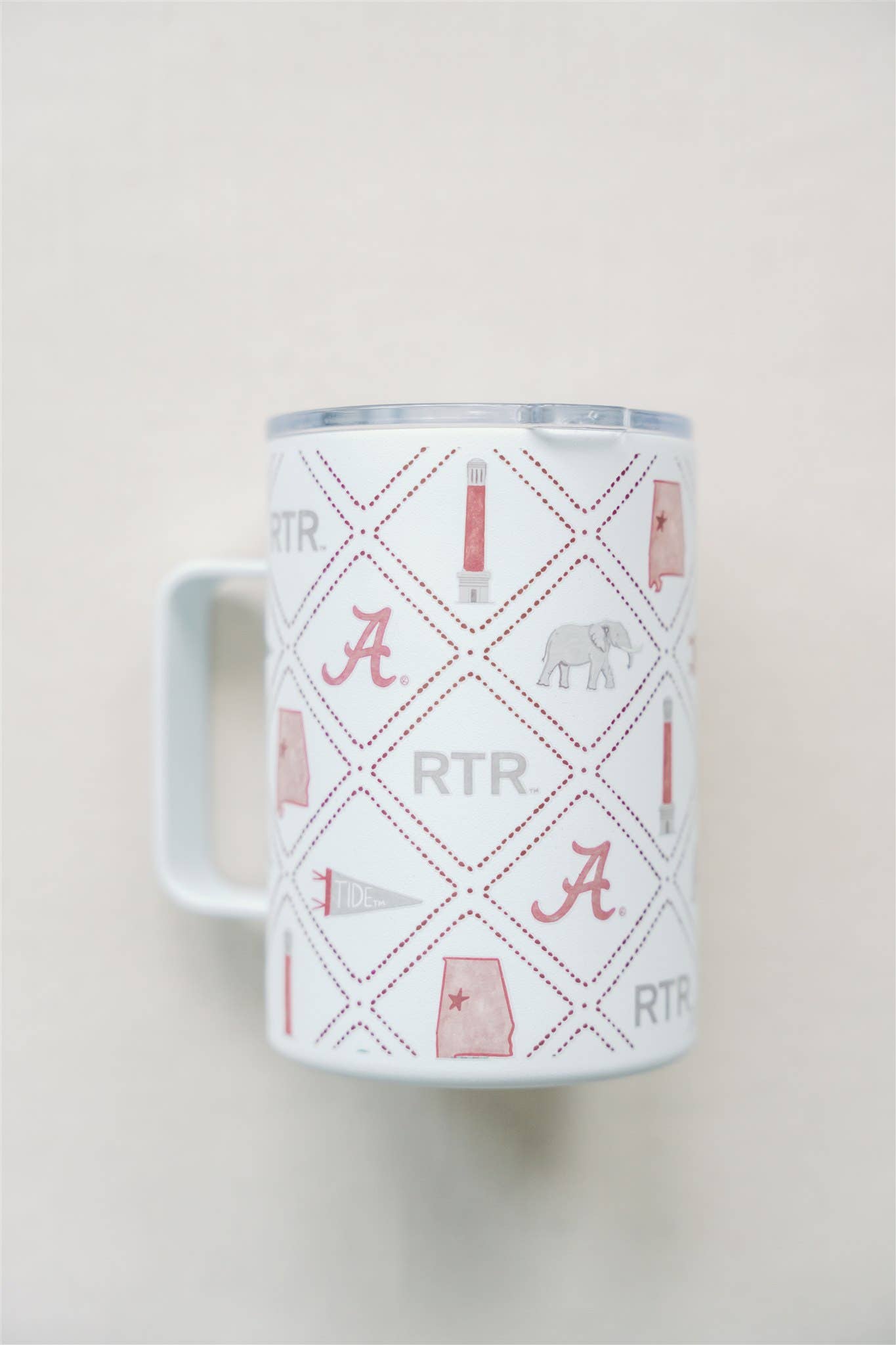 Gracefully Made Art - Licensed 16 oz. Insulated University of Alabama Mug