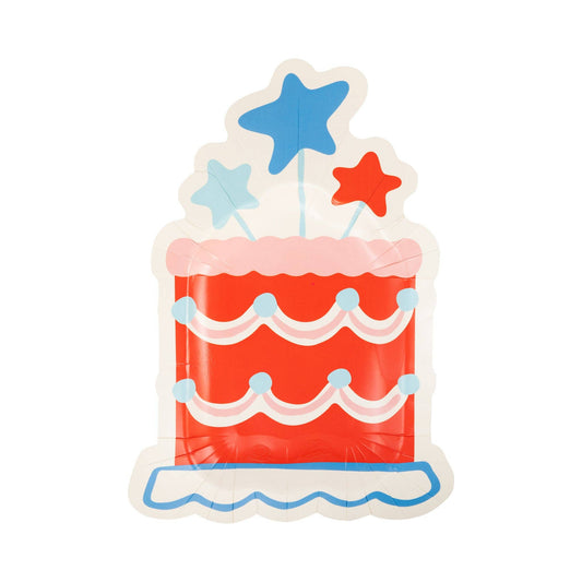 My Mind’s Eye - SMT1141 - Summer Cake Shaped 11" Paper Plate