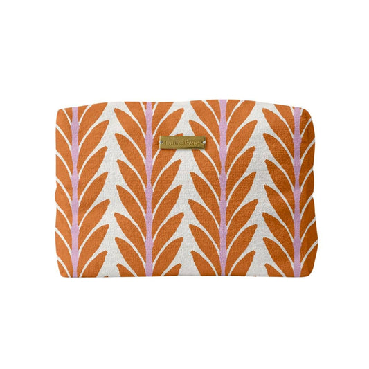 Laura Park Designs - Frond Orange Terry Beach Pouch: One Size