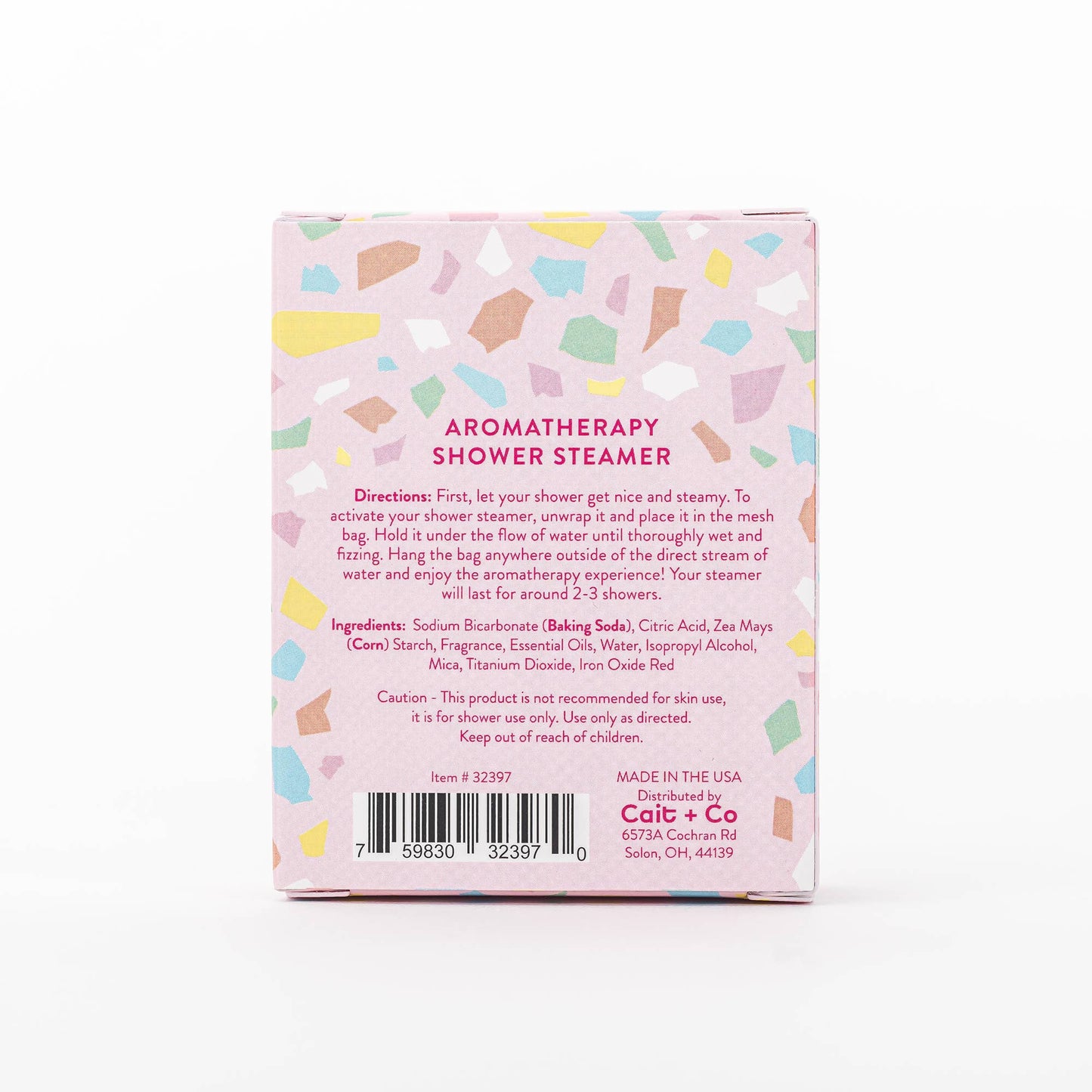 Cait + Co - Gem Shower Steamer - Pearl
