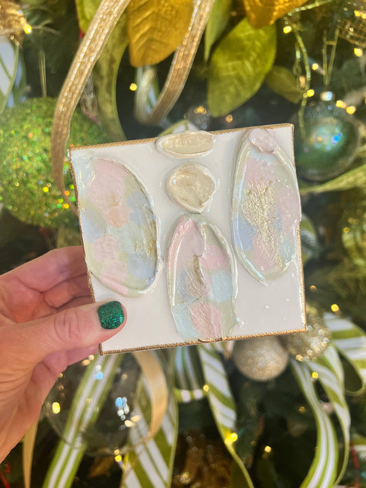 HappiesByAMS - Canvas - 4x4 inch - Angel