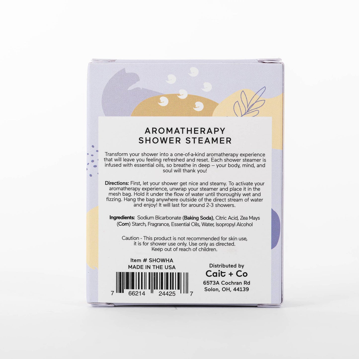 Cait + Co - Luxe Honey + Almond Shower Steamer Fizzy Bomb