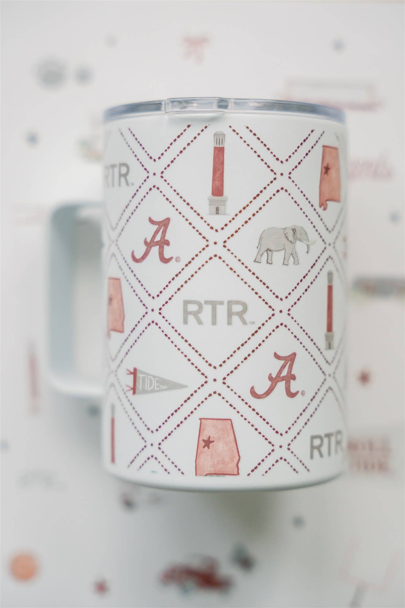 Gracefully Made Art - Licensed 16 oz. Insulated University of Alabama Mug