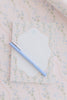 Rock Paper Scissors - Watercolor Floral Bow Notepad