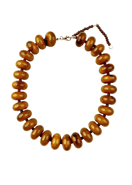 Hjane Jewels - Harbor Necklace: Brown