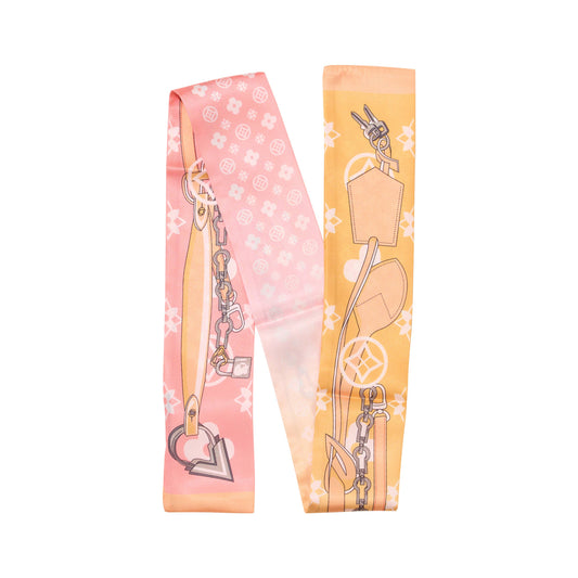 Malibu Sugar - Fifth Ave Twilly Scarf Collection - 4 colors: Peach/Orange