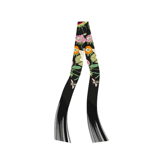 Gemelli - Frilly Scarf with Fringe - C