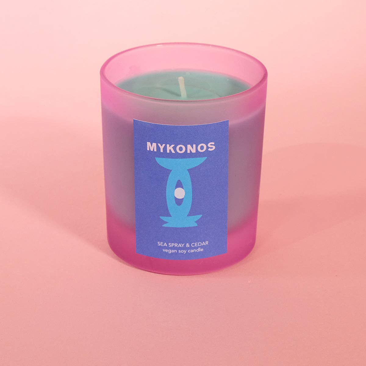 Flamingo Candles - Sea Spray & Cedar Mykonos Vacay Candle