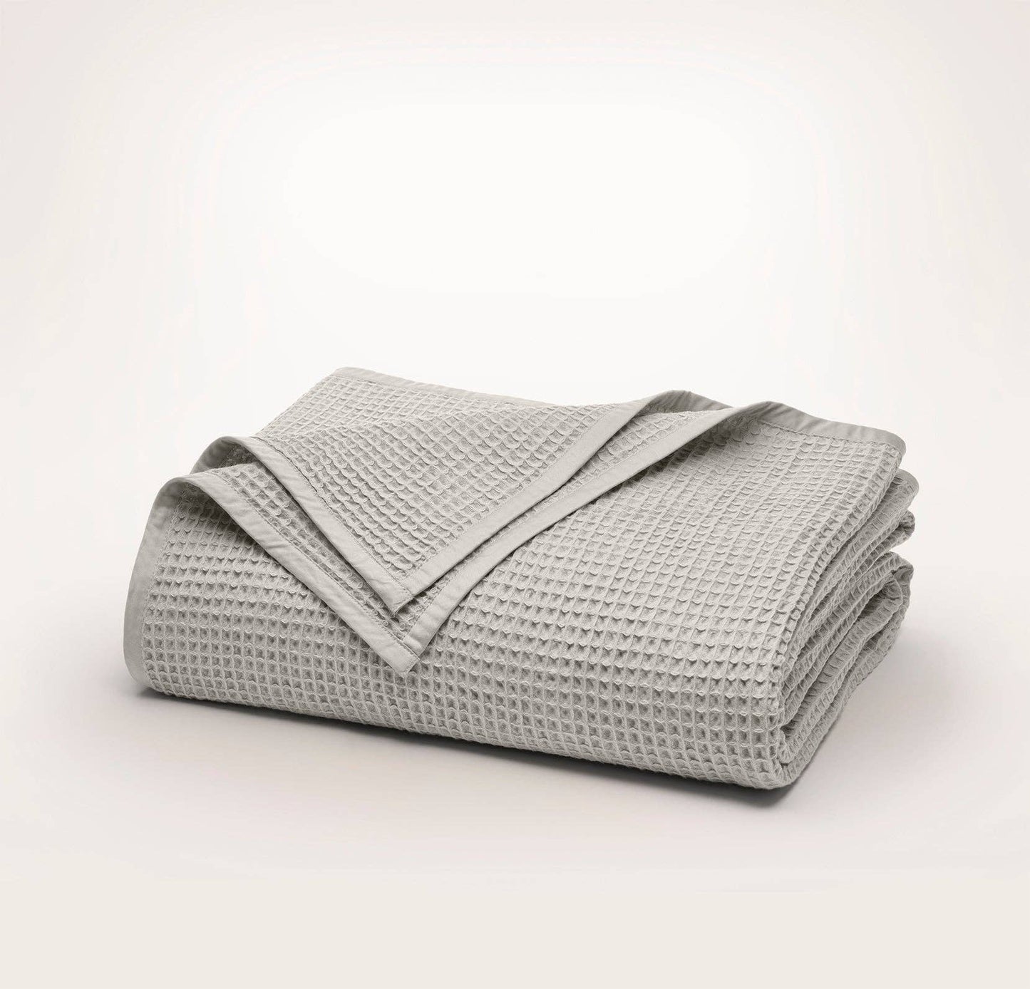 Boll and Branch - Waffle Bed Blanket: White / King/Cal. King