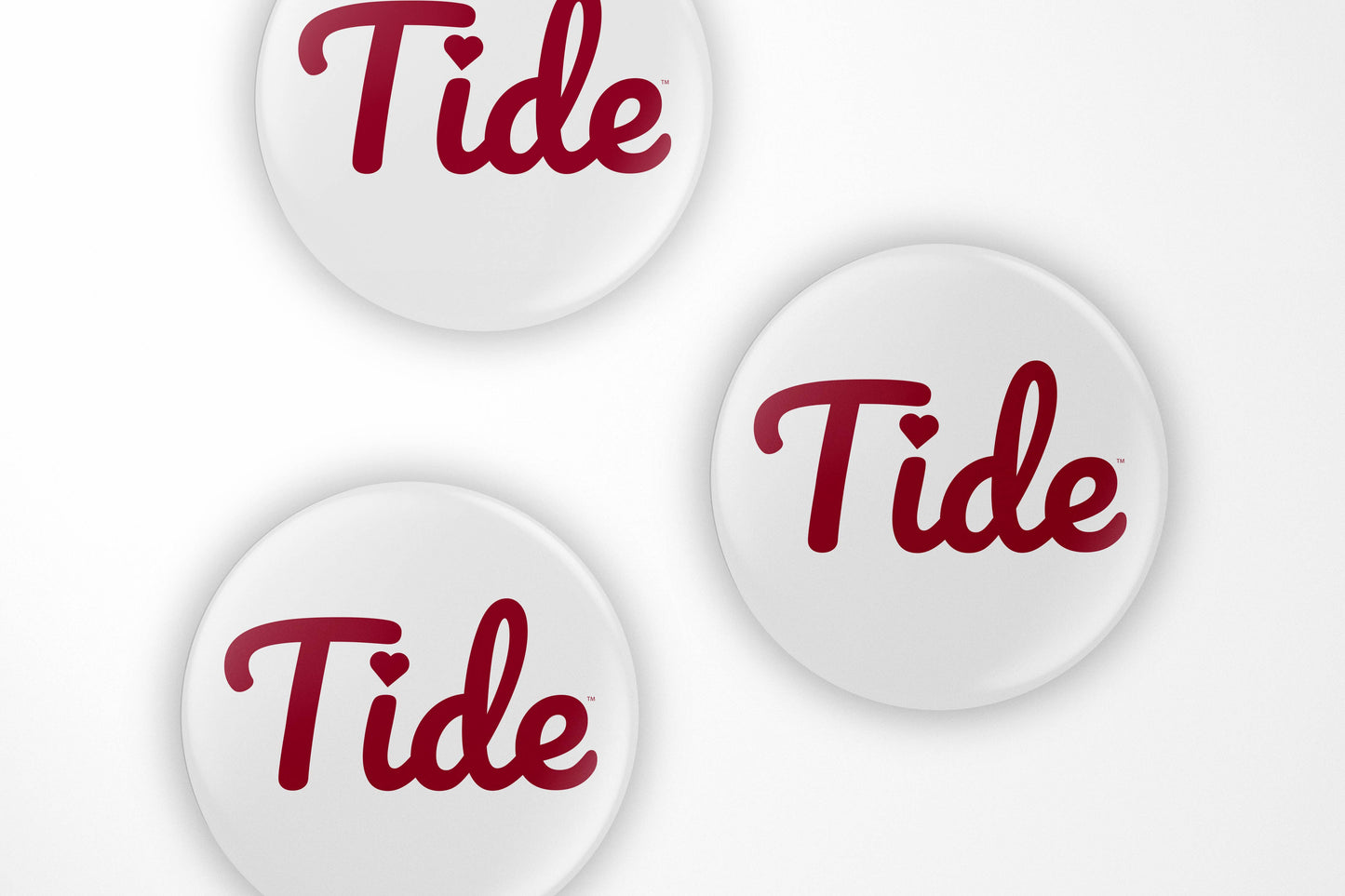 Cute As A Button - Alabama Tide Heart Button