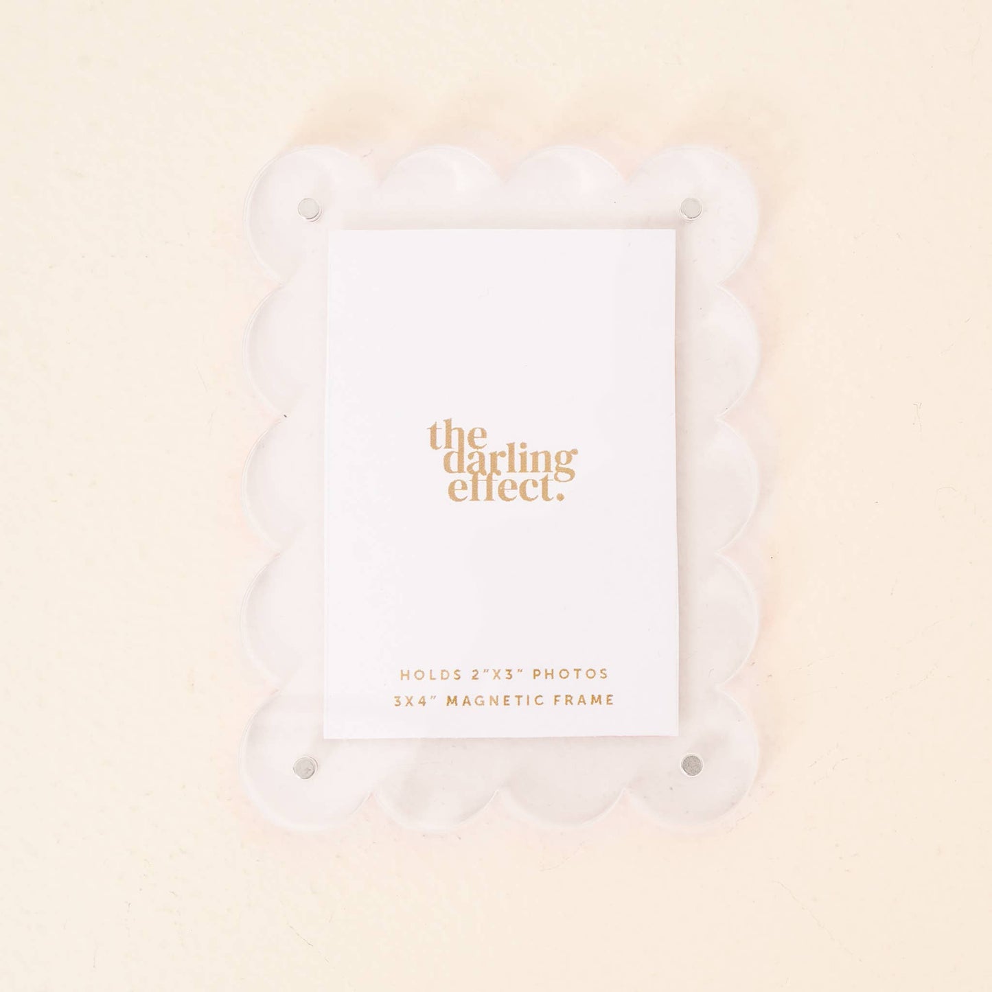 Mini Acrylic Picture Frame Magnet Clear