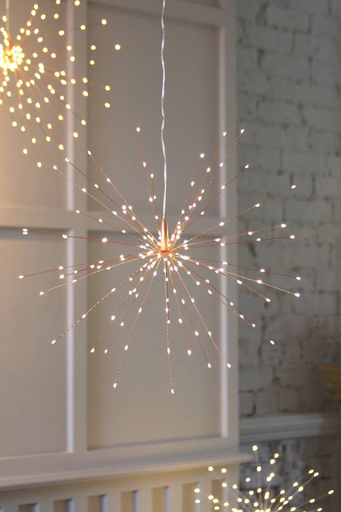 Lumina Of London Co - Hanging Starburst Light: Copper