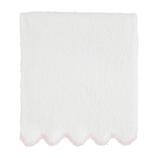 Pink Scallop Blanket