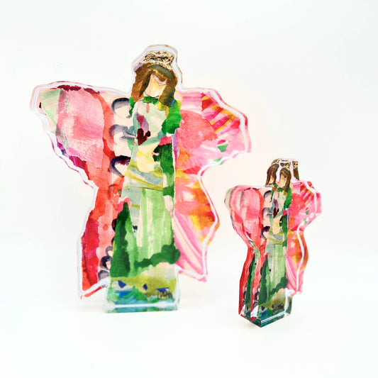 Red Acrylic Angel