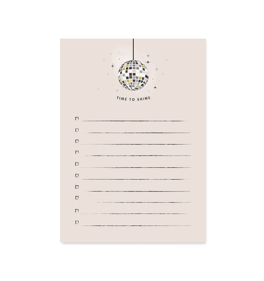 Time To Shine Notepad