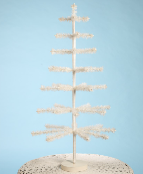 Seasonal Feather Tree Ivory 36 – LouandCompany