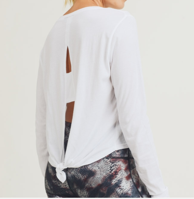 Tie-Back White Top