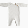White Organic Cotton Romper