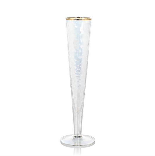 Irredescent Champagne Flute