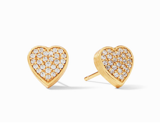 Heart Pave Stud