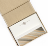 Letterpress Silk Stationery Box