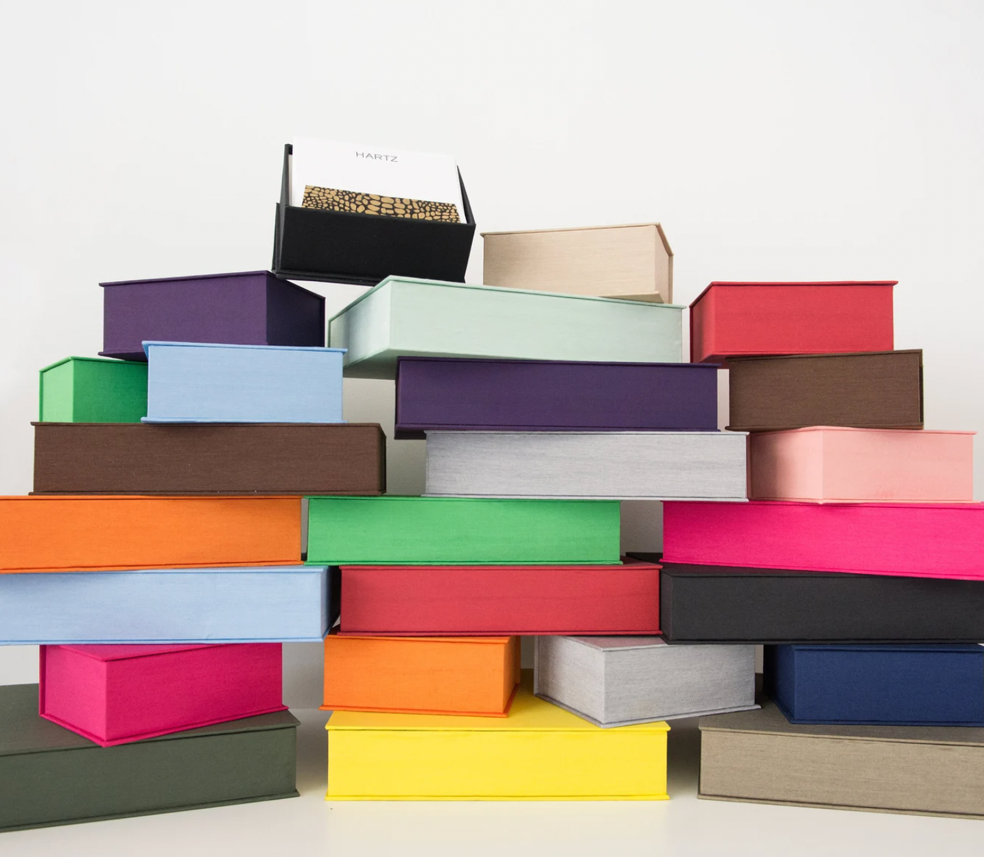Letterpress Silk Stationery Box