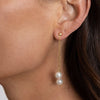 Sahira Jewelry Design - Xana Double Pearl Dangle