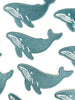 Field Trip Threads - Whale Patch Ocean Animal Embroidered Iron On Patch Nautical